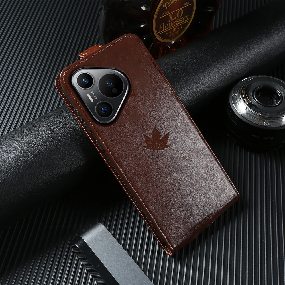 Huawei Pura Leather Business Flip Cover - Fashion Trend Edition