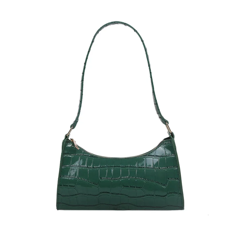 

Повседневная сумка для покупок в стиле ретро, модные изысканные женские тоуты, сумки на плечо, женская кожаная однотонная сумка на цепочке