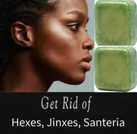 Holy Hyssop & Rosemary Spiritual Cleansing Soap, Remove Hexes, Jinxes, Santeria 1