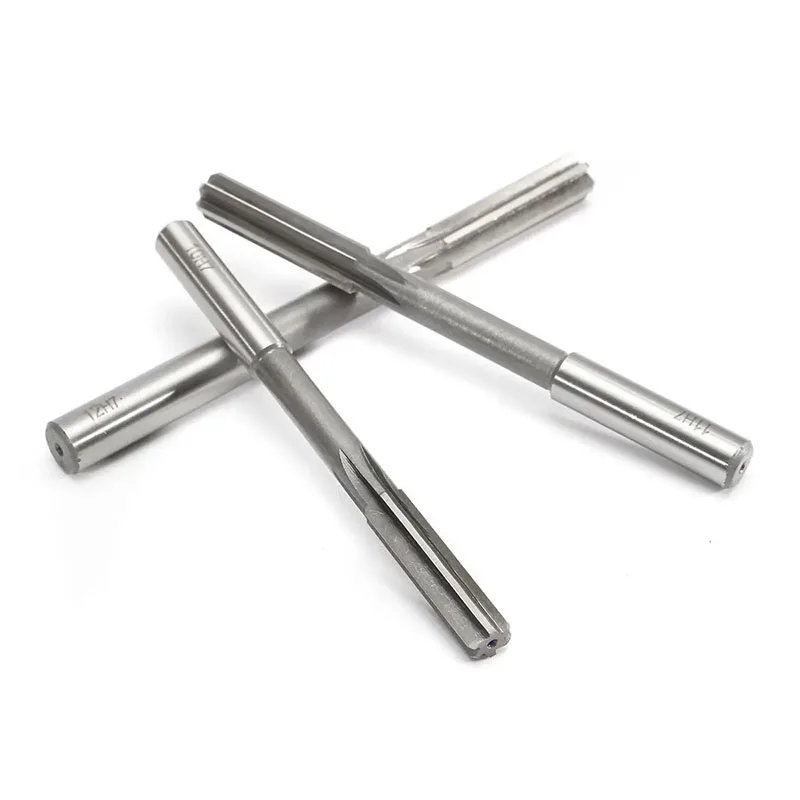 HSS Reamer 3-12mm Machine Reamer Set H7 Straight Shank Milling Chucking for Metal Steel Aluminum