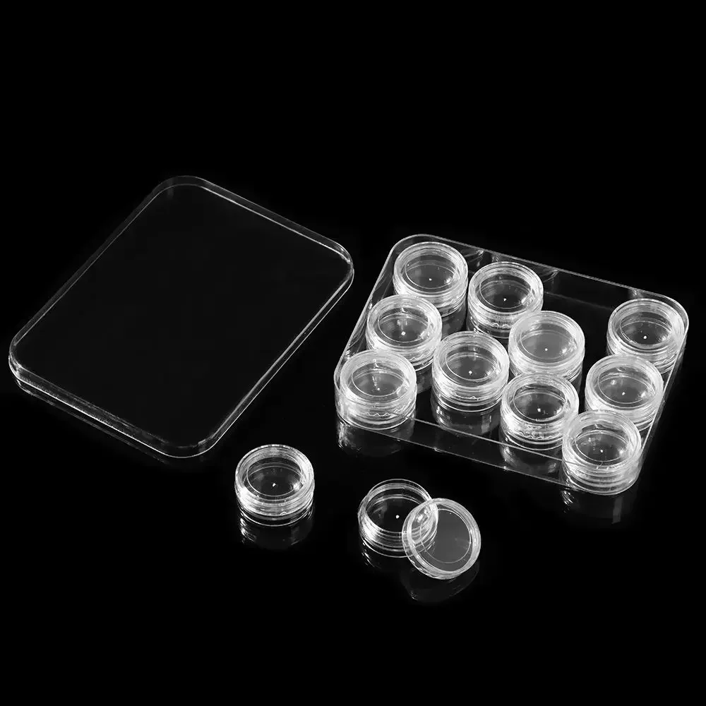 12 Compartment Organizer for Nail Art Supplies, Rhinestones, Beads, Nail Jewelry Container Box