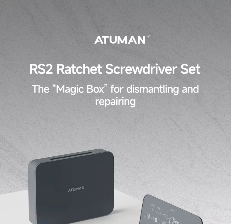 ATUMAN Multifunktionaler 40-in-1 Profi-Ratschenschraubendreher mit 180° Schwenkkopf, 45-Zahn-Ratsche, 8 Kombinationsmodi für Heimwerker – Detail 5
