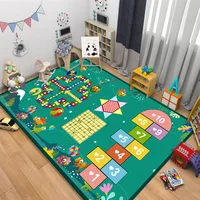 Child Climing Playing Mat Hopscotch Flannel Carpet for Bedroom Living Room Bedside Floor Mat Home Decor Anti-slip Floor Rug 1