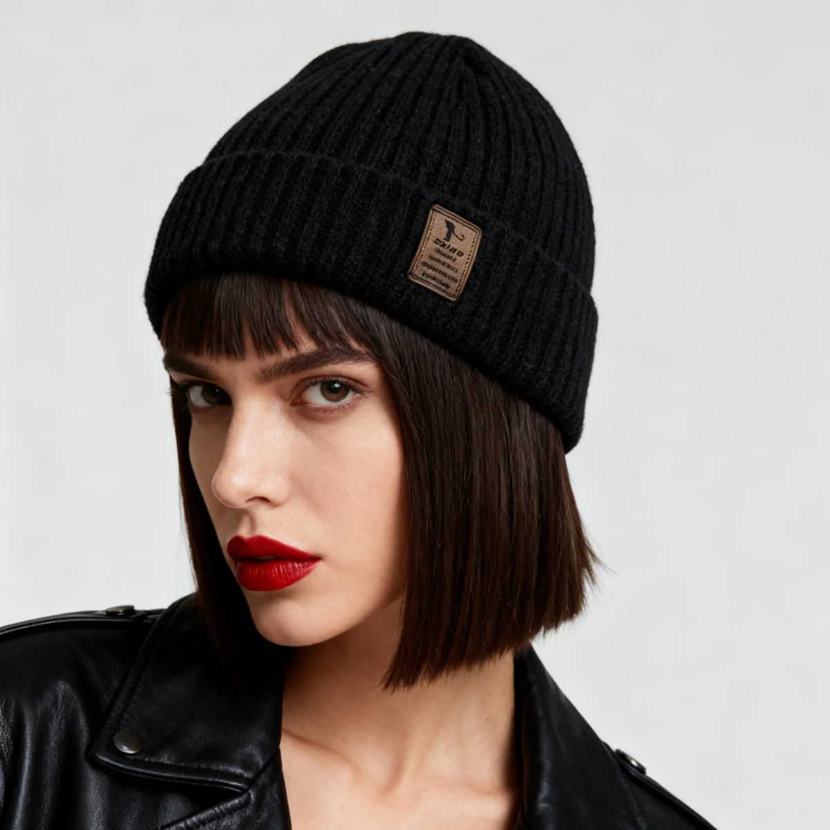 Men's Winter Knit Hat 2025 New Style Thickened Outdoor Warm Cotton Hat Windproof and Cold-Resistant Knitted Hat for Cycling, Sports, and Work