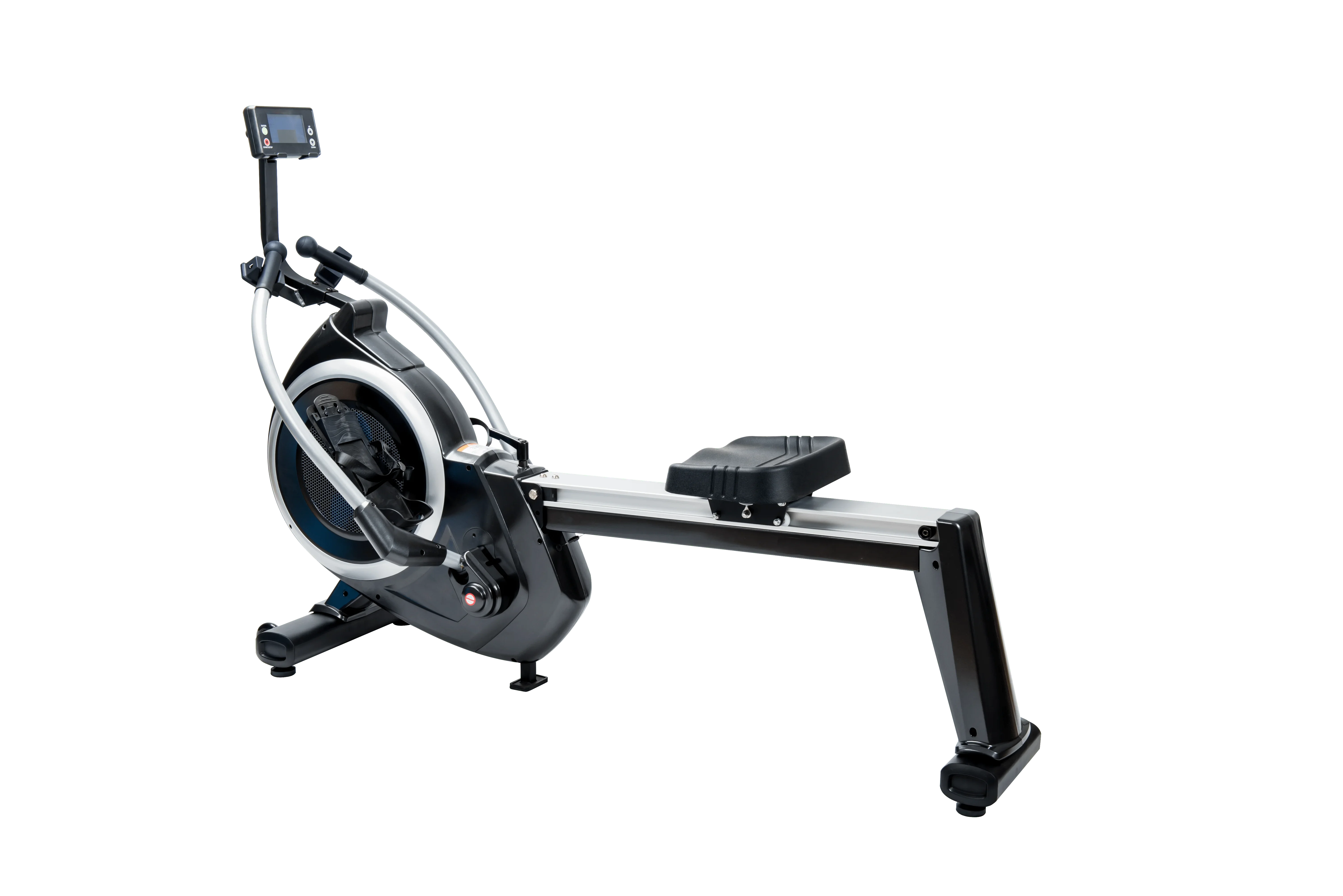 Factory-direct hot sale indoor fitness equipment: double oar rowing machine with an electronic display