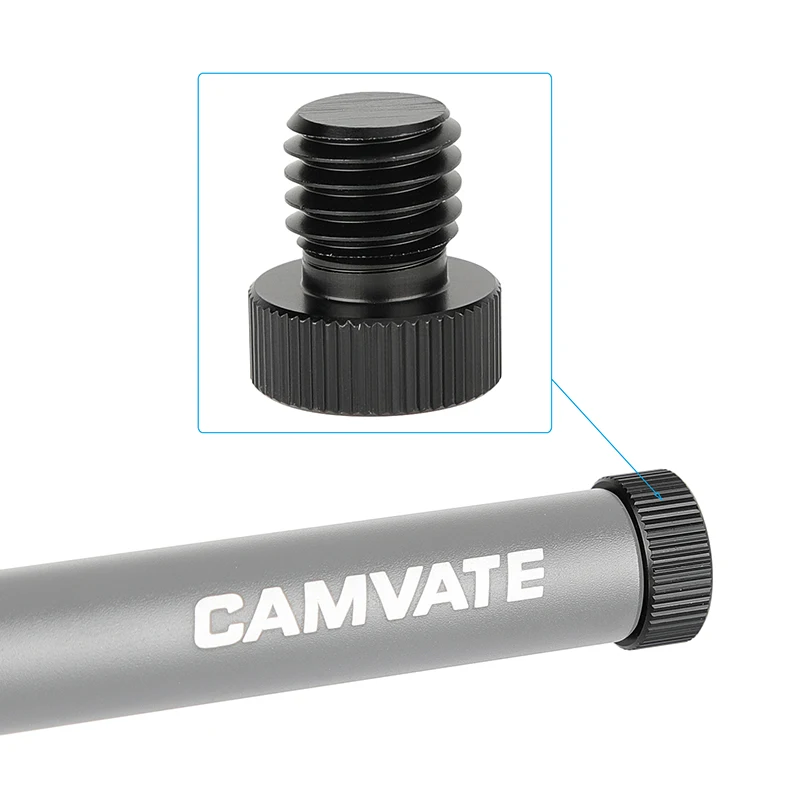 15mm Rod Kit 1/4"-20 to M12 Rod Plug & M12 to M12 Thread Connector Assorted Adap
