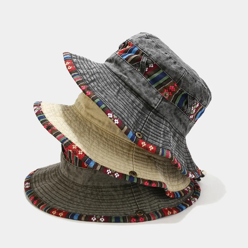2022 Green Khaki Forest Bucket Hat with 