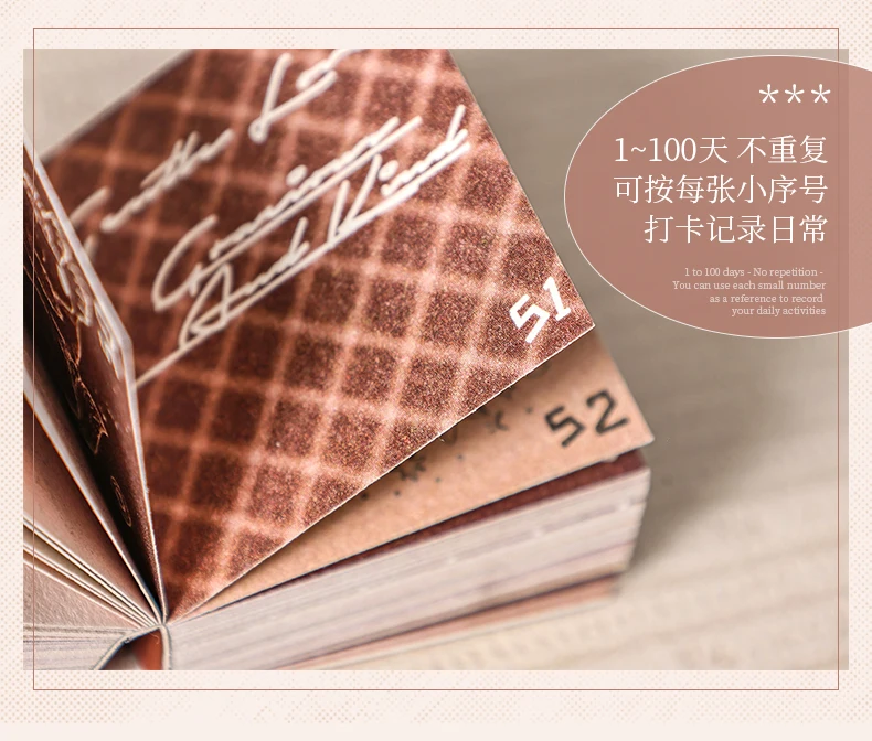 Journal GO 100 Seiten Delicate Girl's Life Material Book Daily Life Material Paper für Scrapbooking Collage Junk Journal DIY – Detail 10