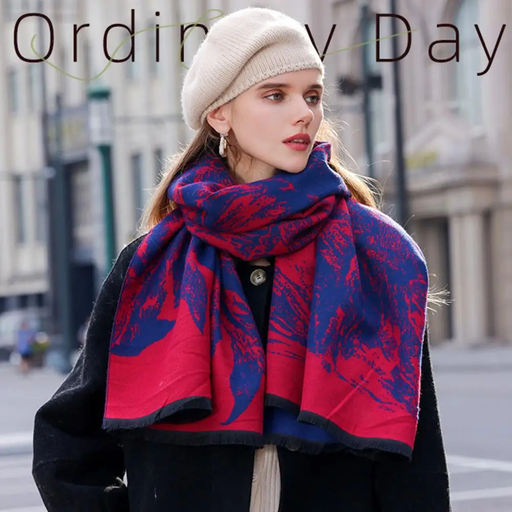 Рисунок 3 - Широкая длинная шаль стильный осенне-зимний