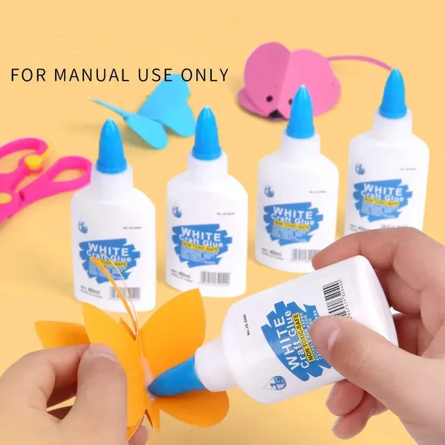 40ml White Glue Child Handmade Paper Crafts Liquid Adhesive