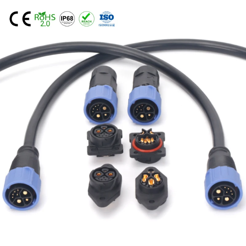 Conector da Bateria E-bike M23 Mais + Ip67 8pin Veículo Elétrico Baterias de Lítio Carregamento Descarga Tomada Adaptador Scooter