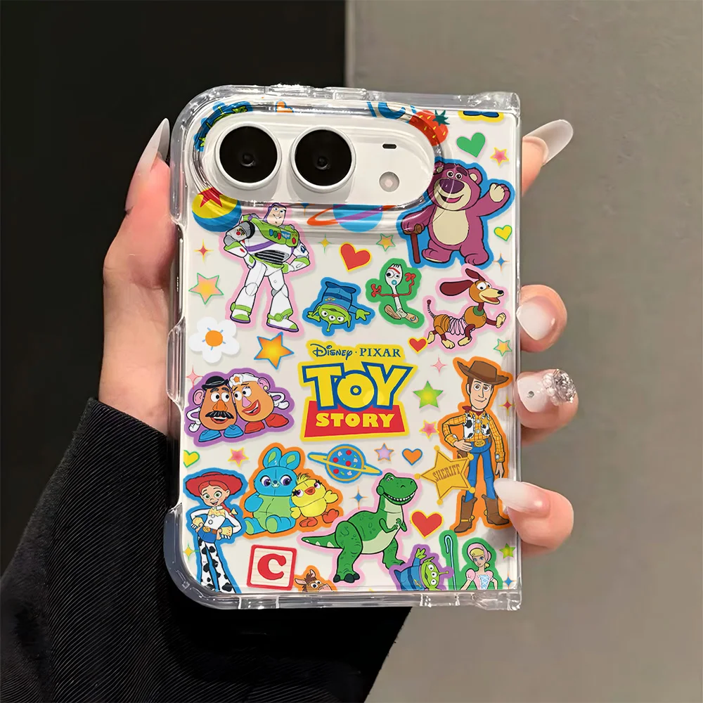 Cartoon Toy Story Transparent Acrylic Shockproof Phone Case - Ultra Slim & Durable Design