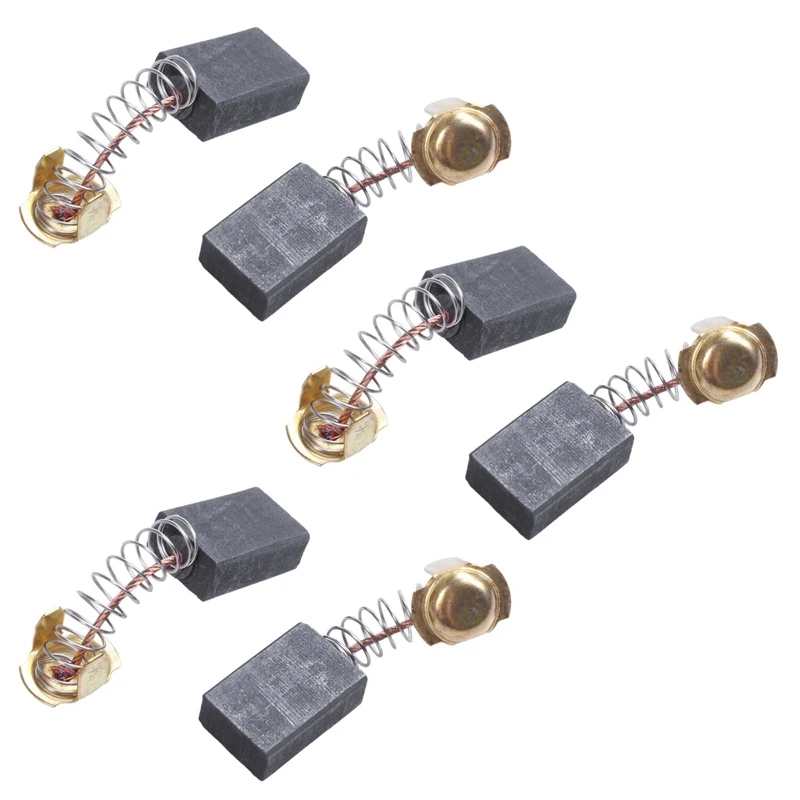 30 Pcs 17×13×7mm Power Tool Motor Carbon Brush 999038 For Hitachi Black+gold+silver Brush