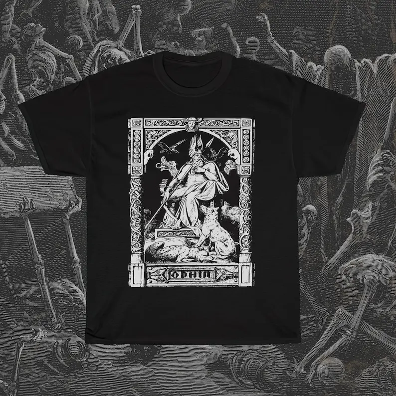 

Odin T-Shirt, Viking T-Shirt, Norse Mythology Tee, Valhalla Shirt