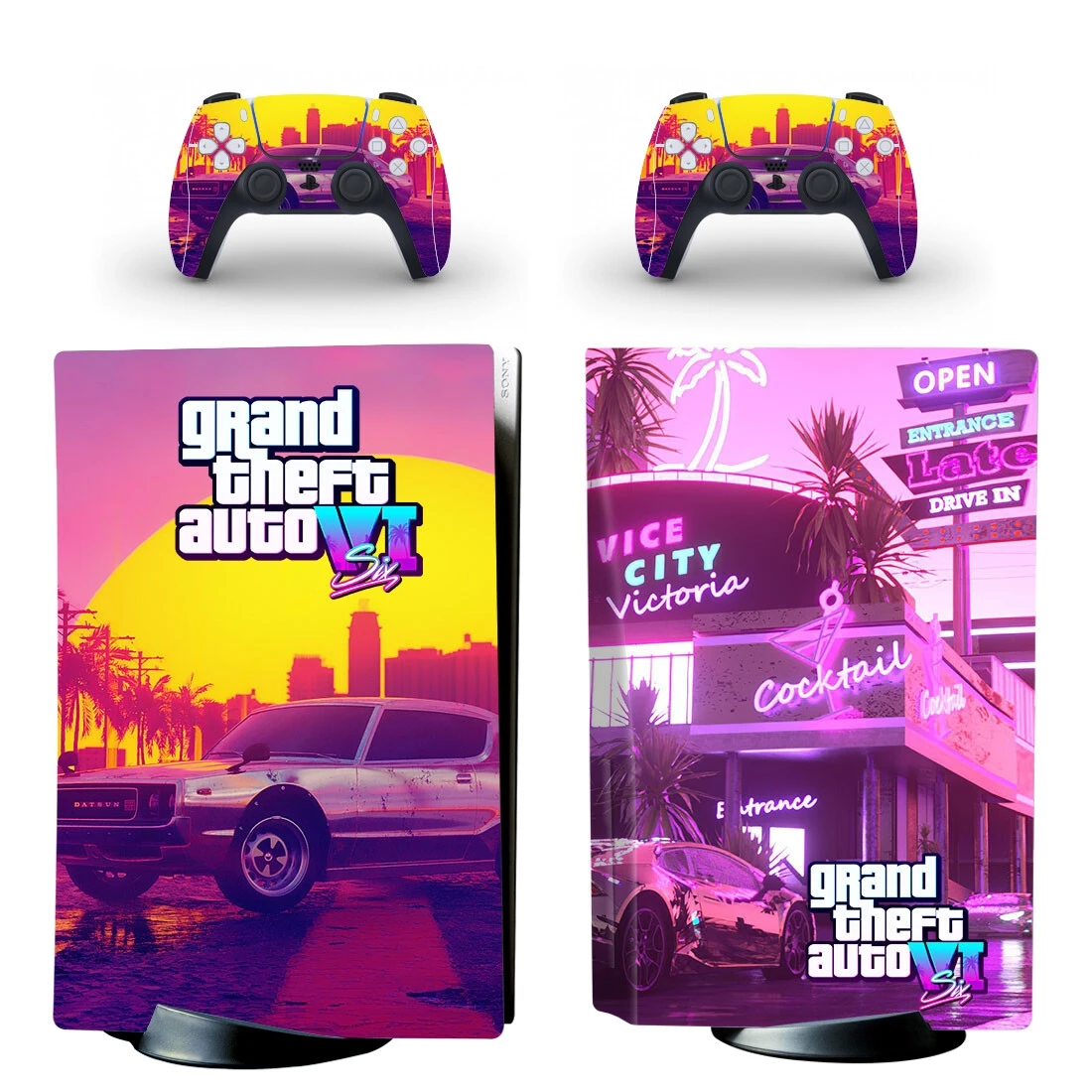 Grand Theft Auto V GTA 5 PS5 Standard Disc Skin Sticker Decal Cover for  PlayStation 5 Console and Controllers PS5 Skin Sticker - AliExpress