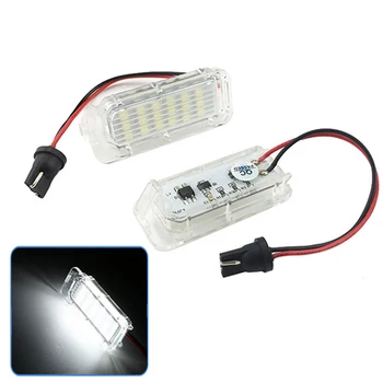 2pcs Canbus LED License Number Plate Light No Error For Ford Fiesta Focus C-Max Kuga Mondeo Jaguar XJ XF Car Signal Lamp 1