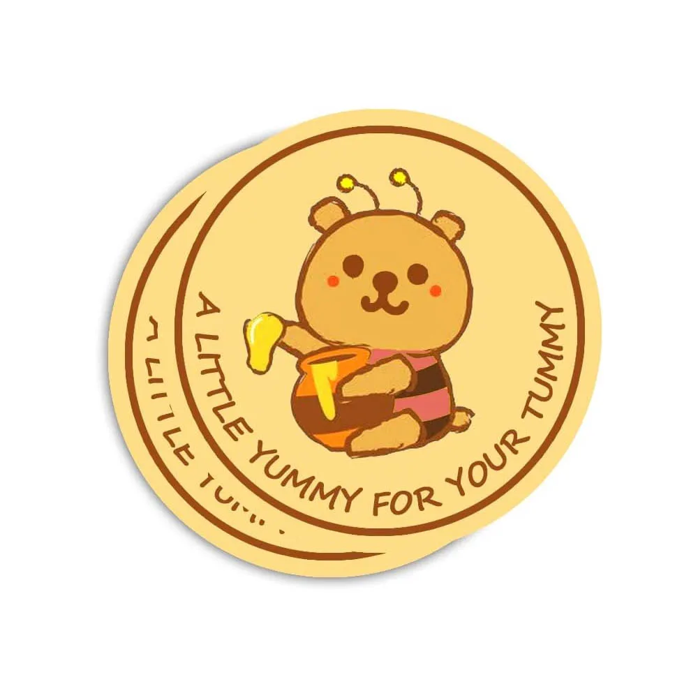 

Немного Yummy для ваших бирок, наклейки, 2-Дюймовая этикетка для бутылки с медом для дня рождения, сувениры, милая фотография для свадьбы, 120 шт.