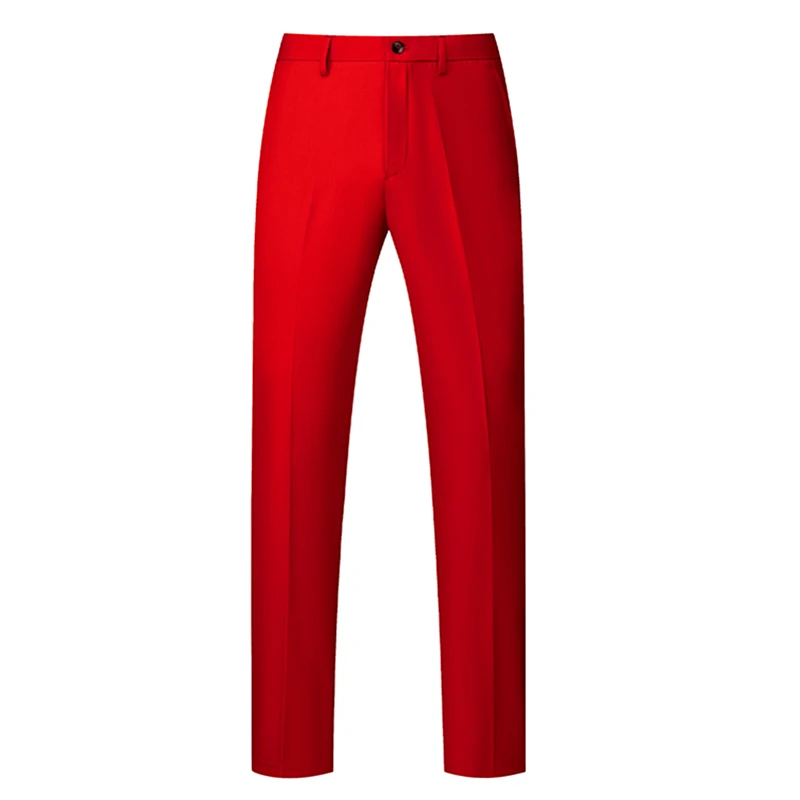 Spring Men's Formal Trousers Red Black Blue Large Size 29-40 Pantalon Hombre