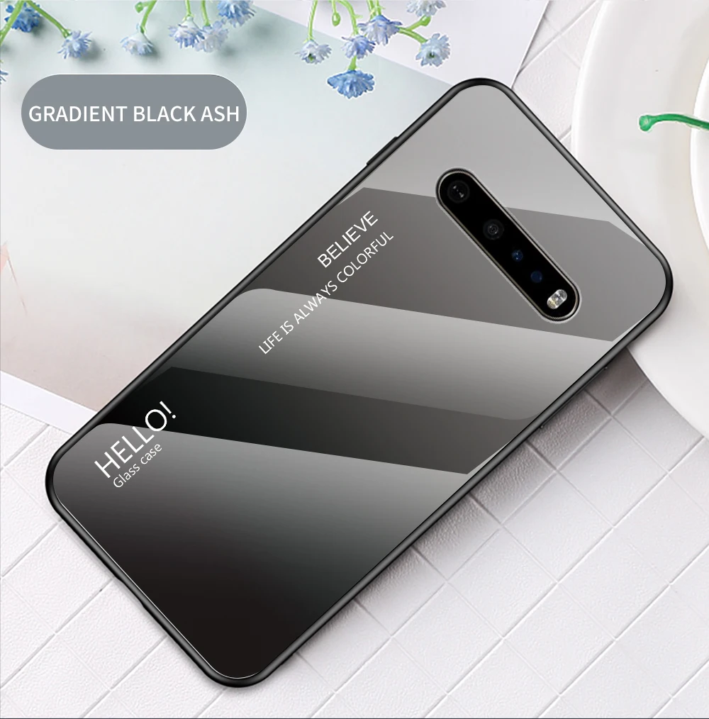 LG G8 Ince Cam Durumda DECLAREYAO Lüks Ultra Ince Sert Ayna Temperli Cam Coque LG G5 G6 G7 G8 G9 V60 Co_voghion.com