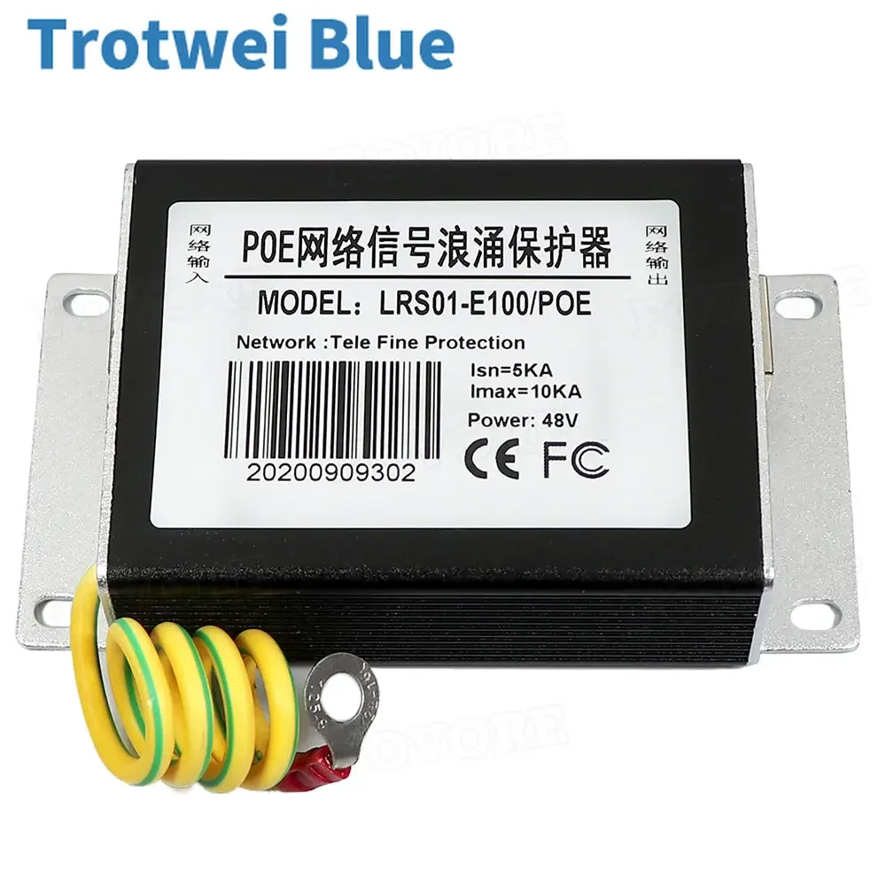 POE Network Lightning Protector Power Supply Network Integrated Monitoring RJ45 Lightning Arrester POE Protector