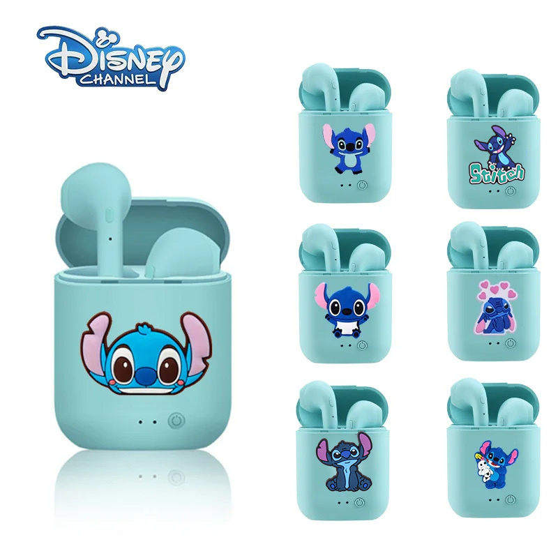 Disney Stitzer TWS i7 Mini 2 Wireless Headphones Bluetooth 5.0 Headphones with Microphone Charging Case Handsfree Headphones