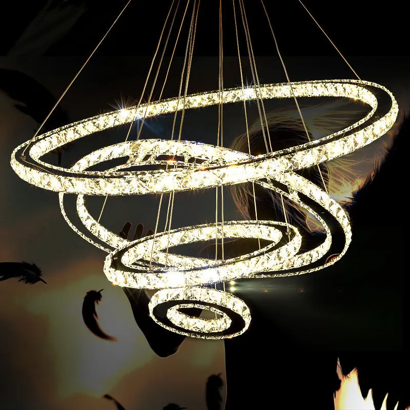 

Nordic Luxury LED Lustre Chandelier Modern K9 Crystal Chandelier for Restaurant Bar Clothing Store Dining Room Decoration
