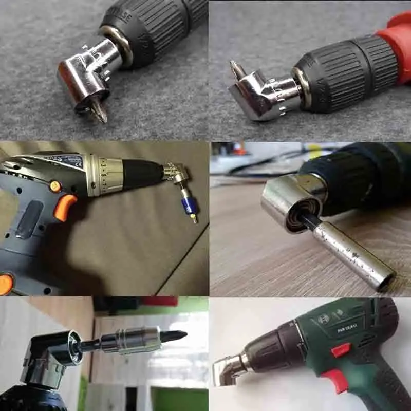 ZJCOSTOL Hex Bit 105 Degree Angle Screwdriver Socket Holder Adapter Adjustable Bits Drill Angle Screwdriver Batch Head No a Set drill bits adapter