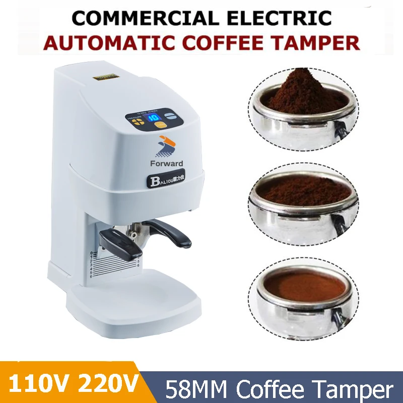 Automatic Electric 58MM Coffee Tamper Machine Coffee Powder Screw Press Tamper Hammer Machine 4
