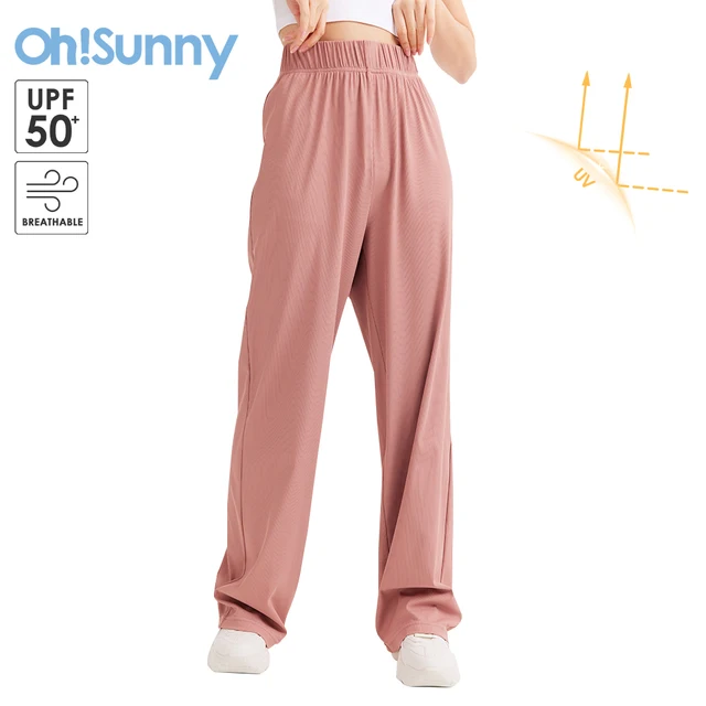 햇살을 막아주는 시원한 동반자: OhSunny 자외선 차단 와이드 레그 팬츠