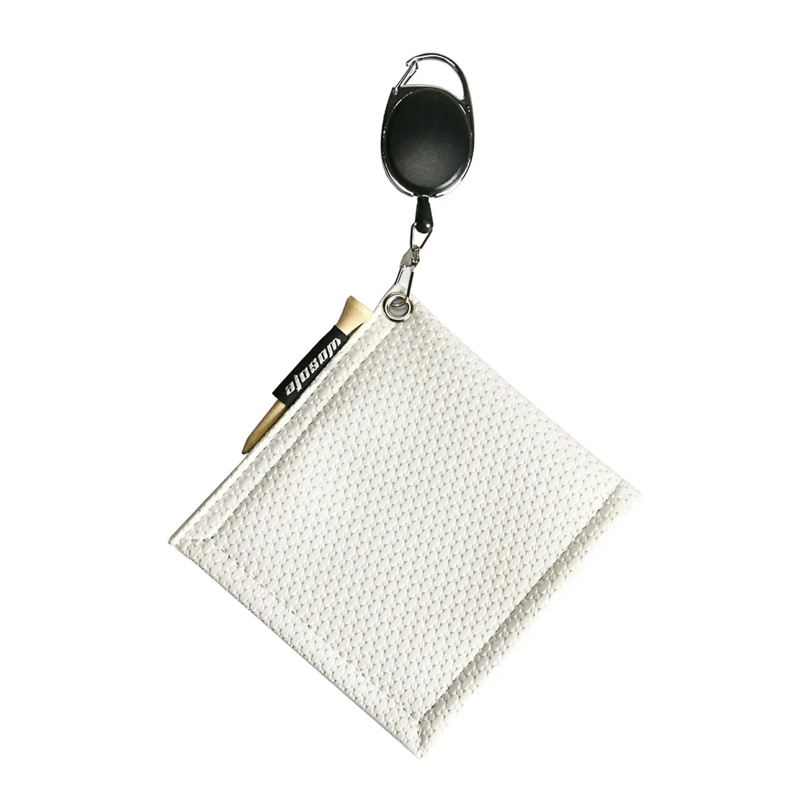 PU Golf Ball Cleaning Towels Golf Club Head Wiping Cloth for