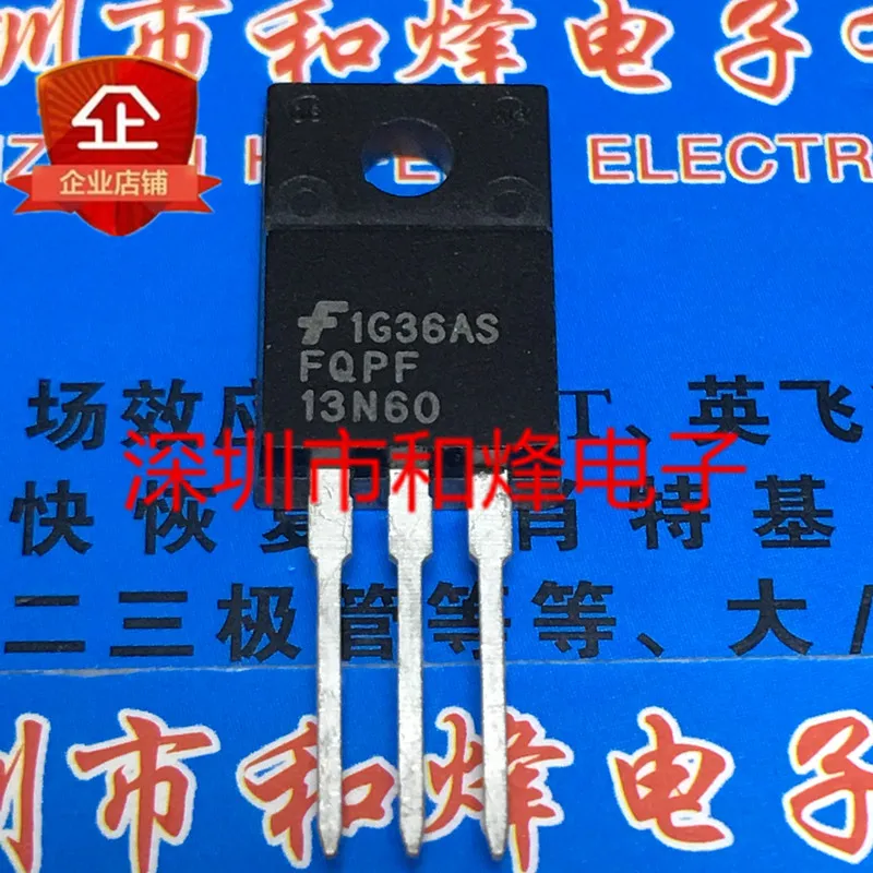 

30 шт. Оригинальный Новый FQPF13N60 TO-220F 600V 13A