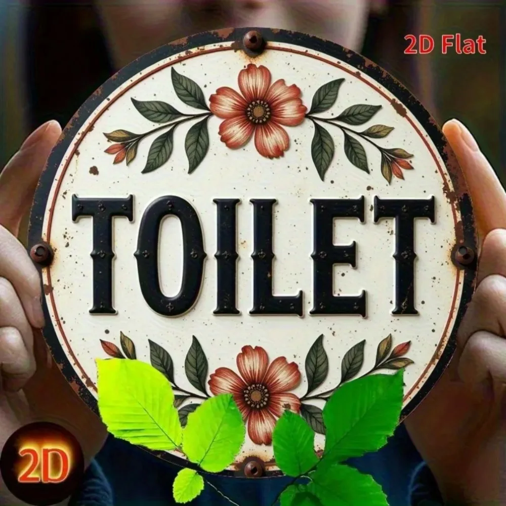 Vintage Toilet Sign 3