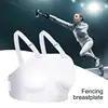 Fencing Chest Protector Women Ergonomic Chest Guards With Adjustable Strap Sports Protection Gear Chest Guard Fencers Training 2