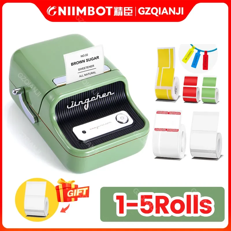 Niimbot-ポータブル多機能ラベルプリンター,ワイヤレス
