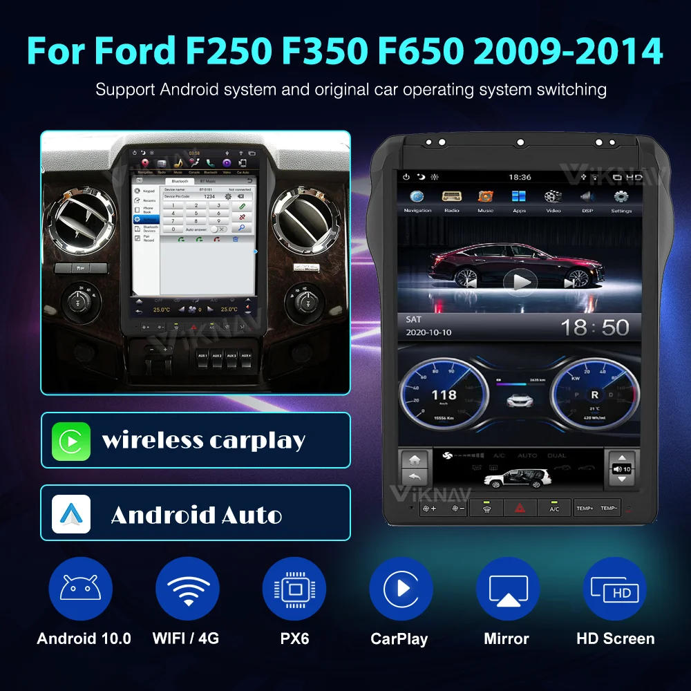 

For FORD F250 F350 2013 2014 android radio head unit 12.3 inch HD IPS Touch screen stereo android car radio