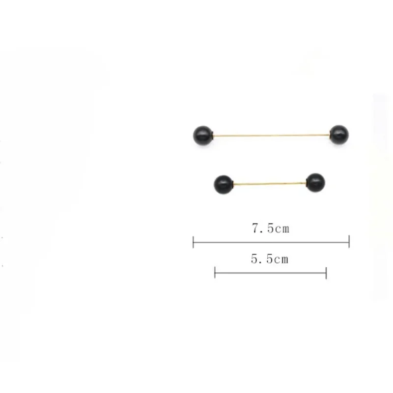 2개 진주 브로치 핀 스웨터 숄 클립 안전핀 여성용 가디건 스웨터 클립 셔츠 드레스용 DIY