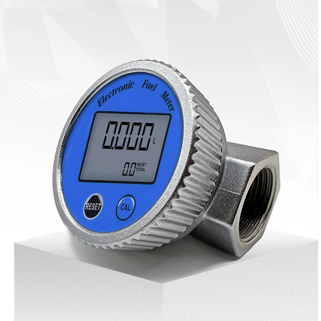 

Waterproof Turbines Flow Meter Electronic Digital Flowmeter Liquid Water Meter Metal Professional Turbines Flow Meter