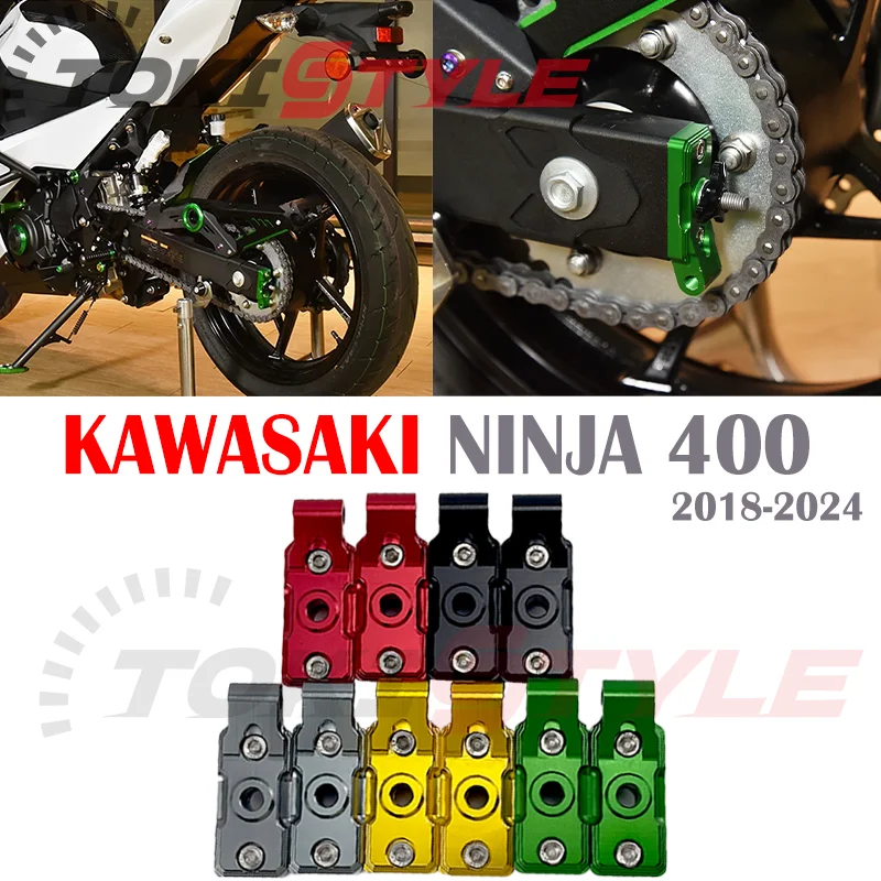 

Мотоцикл Задняя вилка шпиндель Цепь блоки регулировки катушки стенд винты для KAWASAKI NINJA250 NINJA400 Z400 2018-2024 Z-400