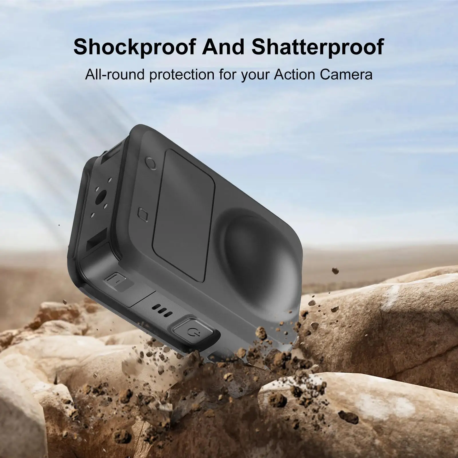 For DJI Osmo 360 PULUZ Camera All-in-one Body Lens Silicone Cover DJI Camera Accessories