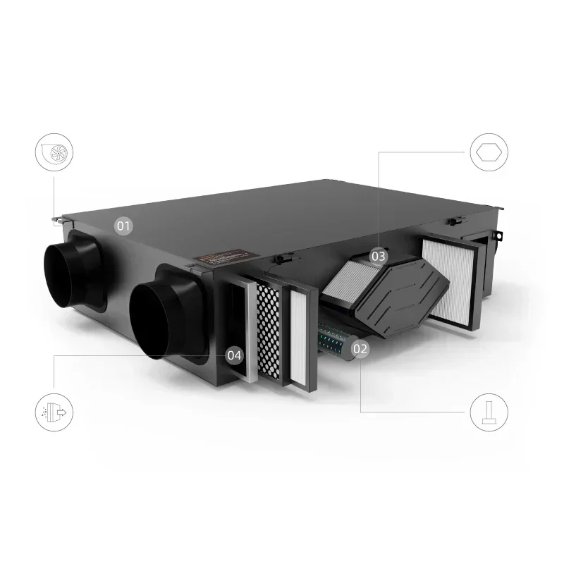 Heat Exchanger Indoor Unit Lg Air Conditioning Eco V Heat Recovery