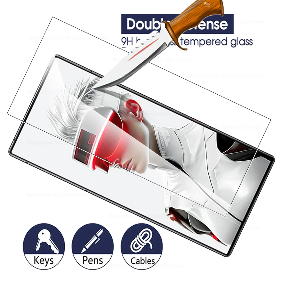 2-Pack Clear Tempered Glass Screen Protector Films