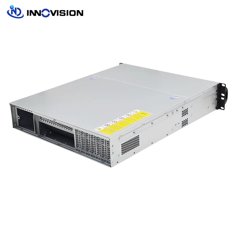 2U 12Bays NVME Hotswap Server Case With 12 HDD Trays And 12G Mini HD SGPIO 2 SFF8654 8X Interface Optional 650MM Depth