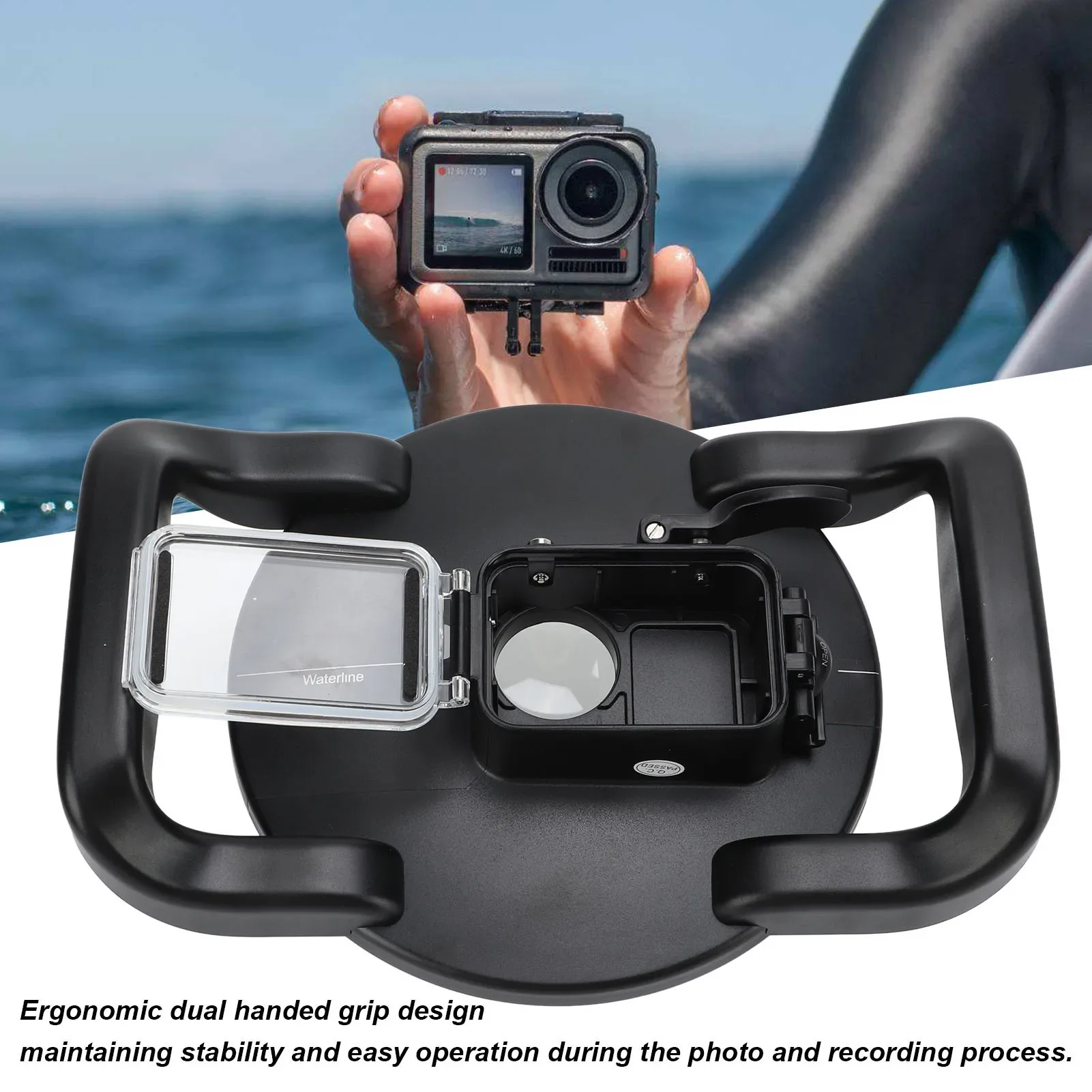 Dôme Objectif Transparent pour DJI Osmo Action - Plongée Sous-Marine