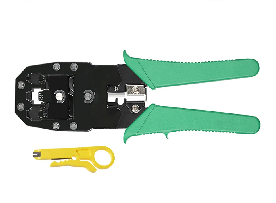 Testeur Rj45 Outil Réseau - EJ.LIFE - Kit D'outils LAN - Testeur De Câble - Pince à Sertir - Pince à Dénuder Dérouleur Cable Electrique