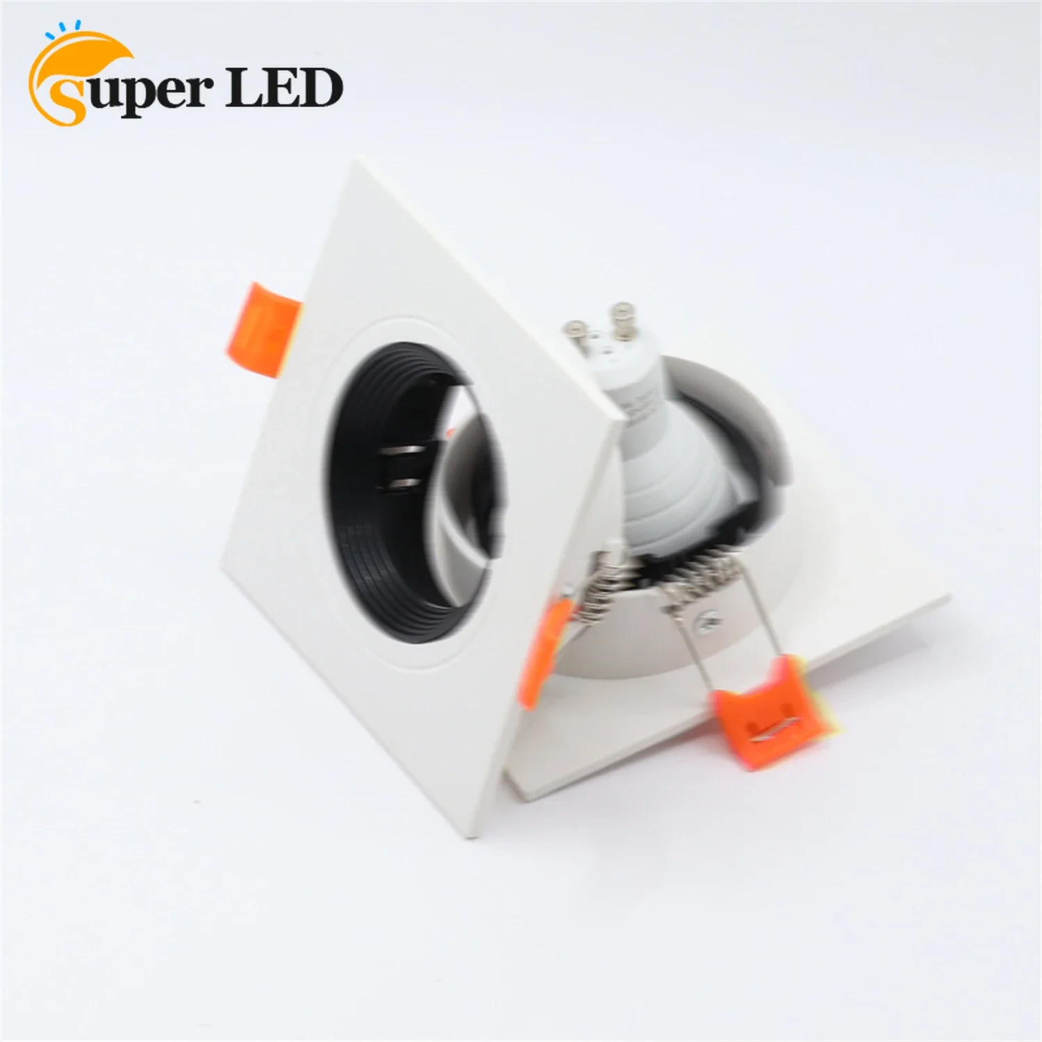 

JOYINLED LED Downlight Frame Changeable Holder Cut Hole 75Mm Fitting Ceiling Lamp Recessed Spot GU10 MR16 Bulb Fixture