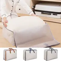Bedding Storage Bag Wardrobe Organization Large Capacity Transparent Storage Box Mattress Duvet Quilt Clothes Storage Bag 1