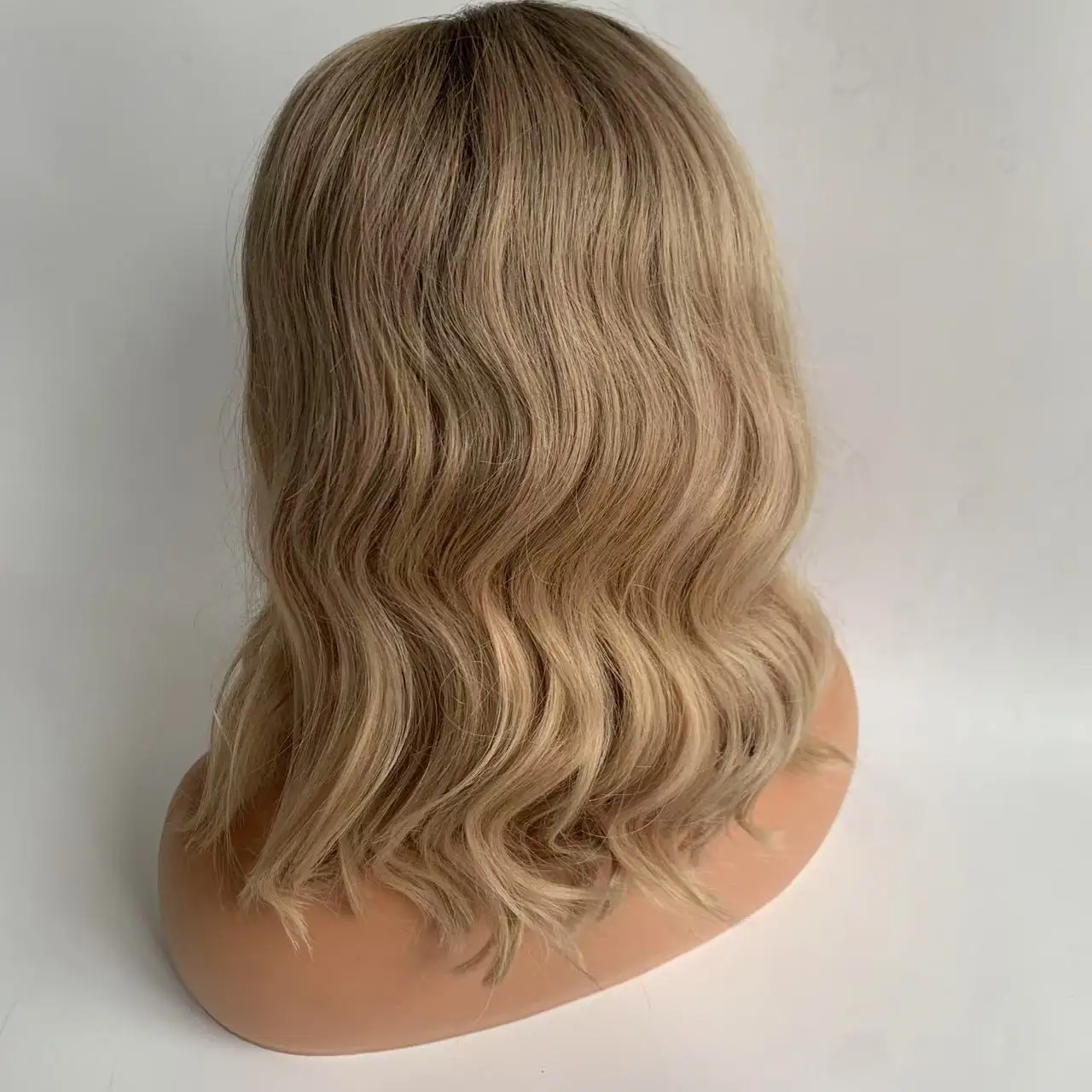 Brown Highlight Color HD Lace Top Wig The Best Quality Chinese Raw Hair