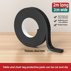 Enhanced Non - Slip Furniture Protection Pads - Self - Adhesive Mute Mats - 4PCS (Width 2cm)