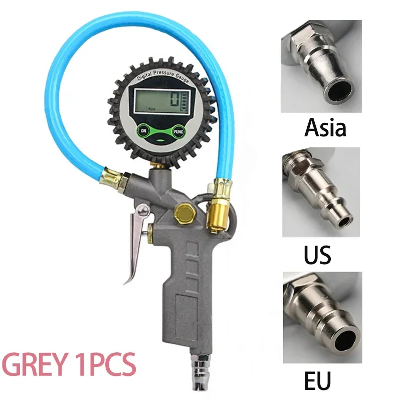 Professionelles 0-220PSI Digitales Reifendruckmessgerät mit LCD-Anzeige Hochpräzises Aufpumpwerkzeug mit Hintergrundbeleuchtung für Alle Fahrzeuge – Detail 8