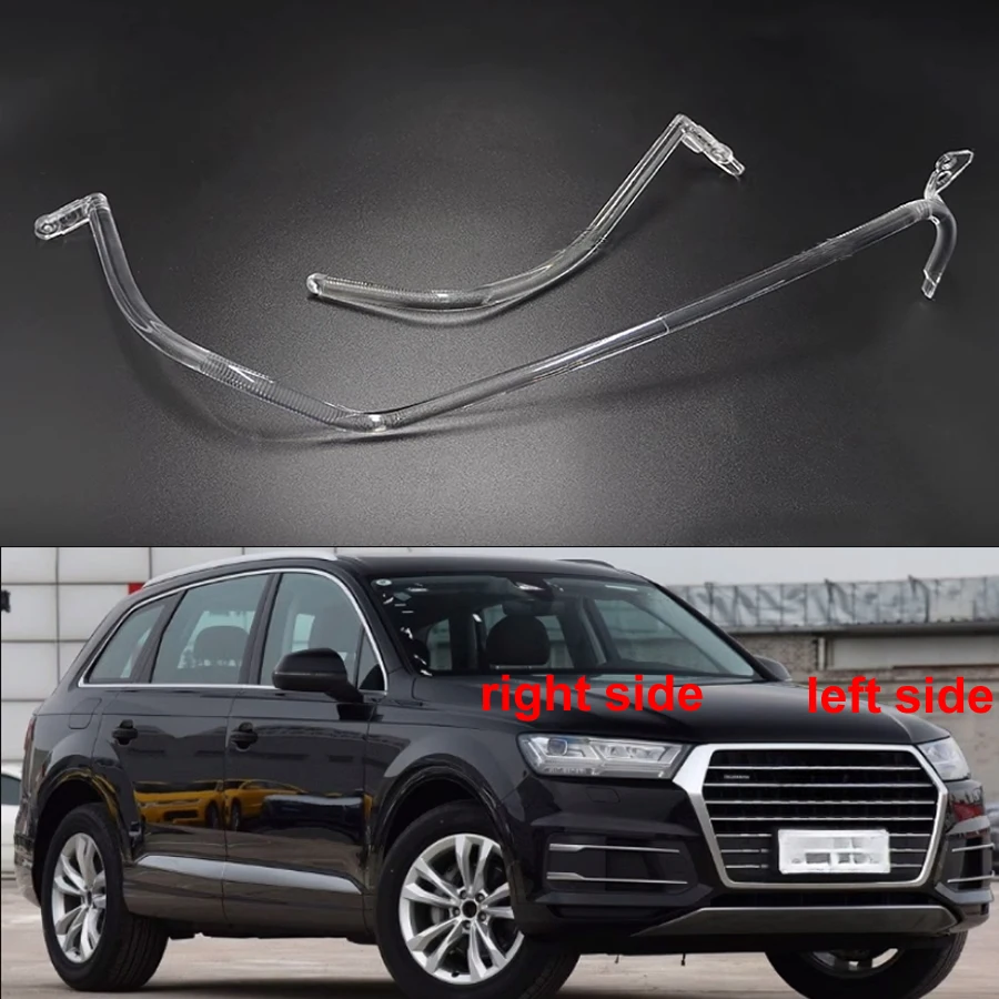 

For Audi Q7 2016 2017 2018 2019 Low Configuration DRL Daytime Running Lights Tube Lamp Bar Headlight Light Guide Plate